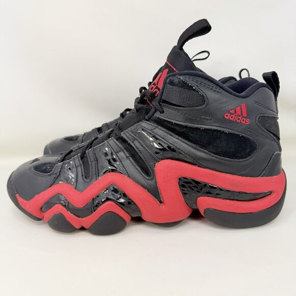 Adidas Crazy 8 Kobe Basketball Shoes Red Black Men’s Size 10.5 - Picture 2 of 7